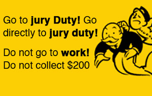 Monday 23 - Jury Duty